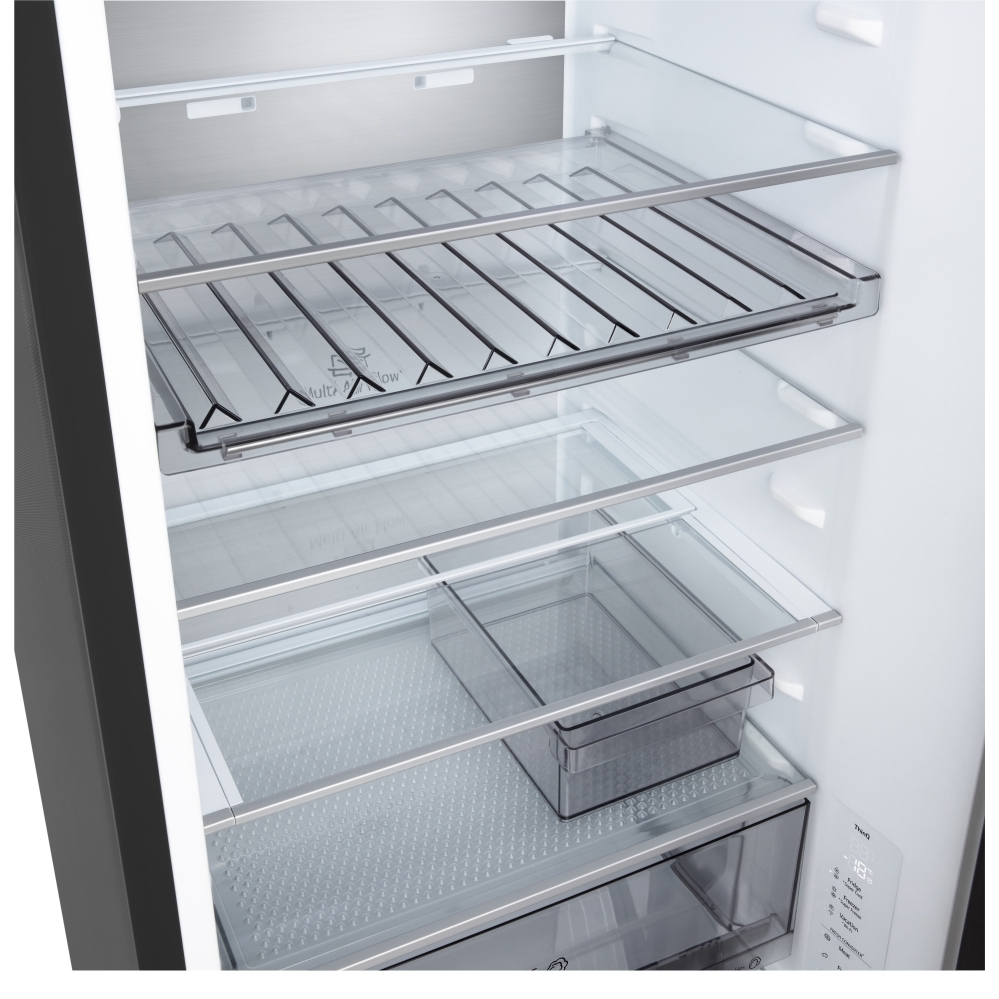 LG GBBS524CEV Total No Frost Fridge Freezer, 70/30, Black, C Rated
