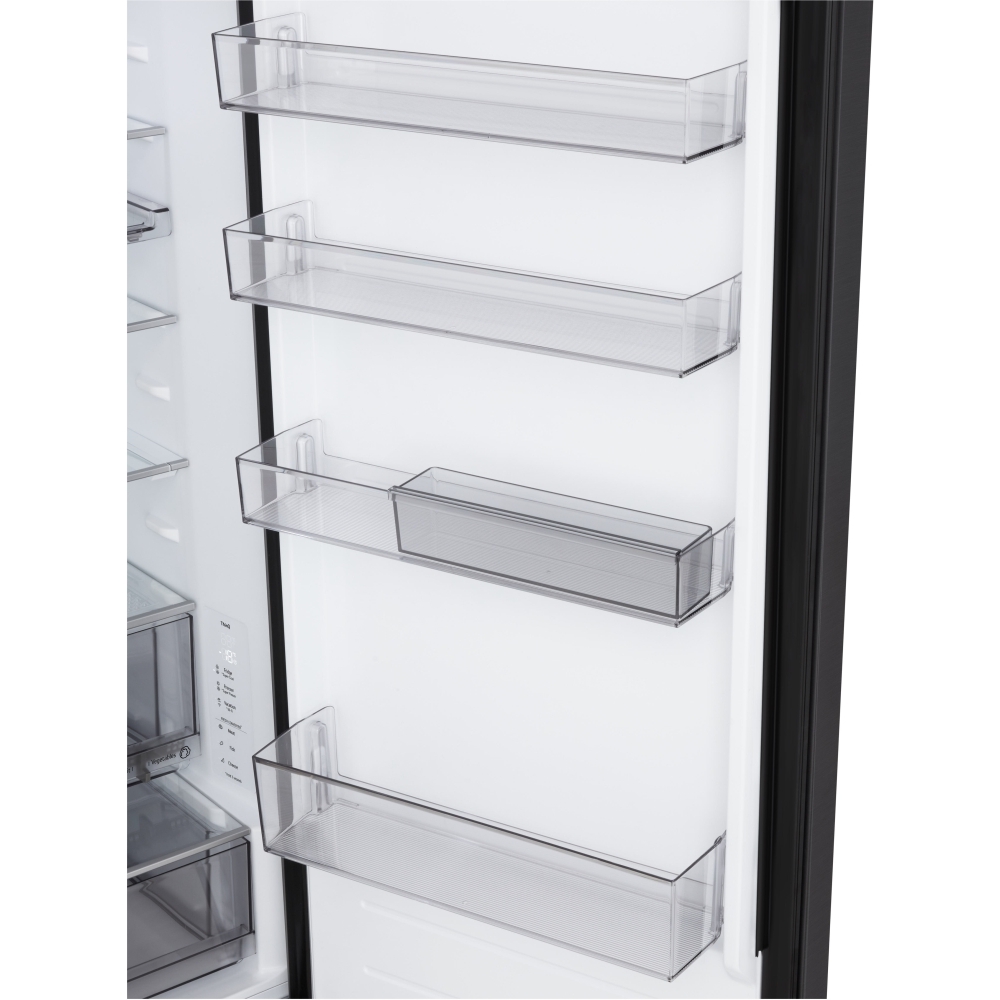 LG GBBS524CEV Total No Frost Fridge Freezer, 70/30, Black, C Rated