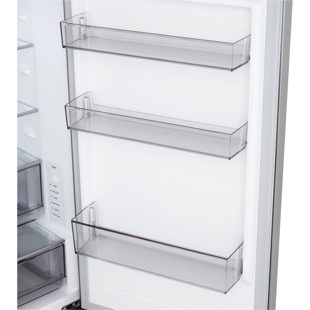 LG GBBSJ10EPY Total No Frost Fridge Freezer, 60/40, Silver, E Rated