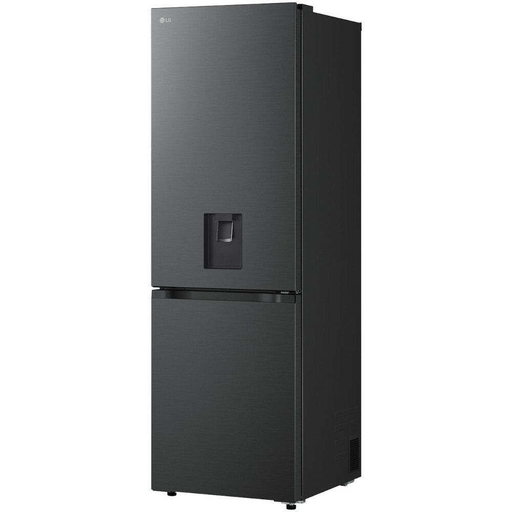 LG GBFSJ10DEP Total No Frost Fridge Freezer, 60/40, Black, D Rated
