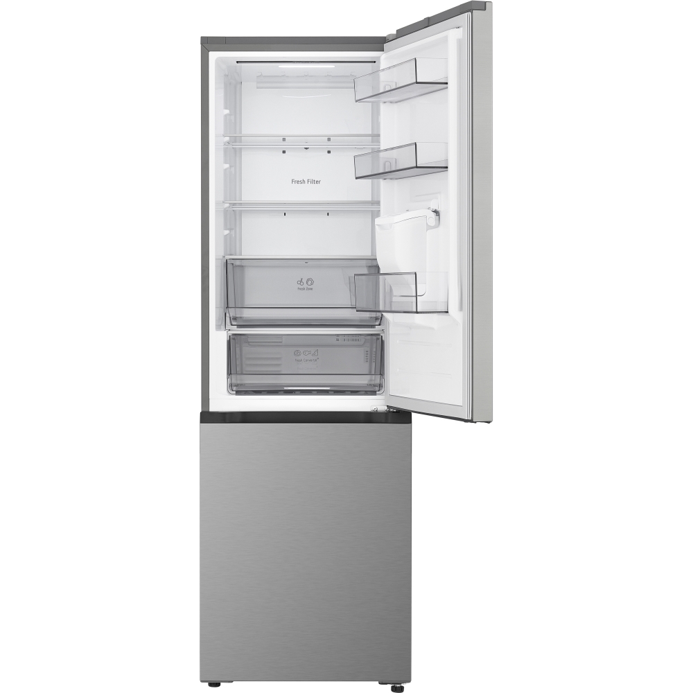 LG GBFSJ10DPY Total No Frost Fridge Freezer, 60/40, Silver, D Rated