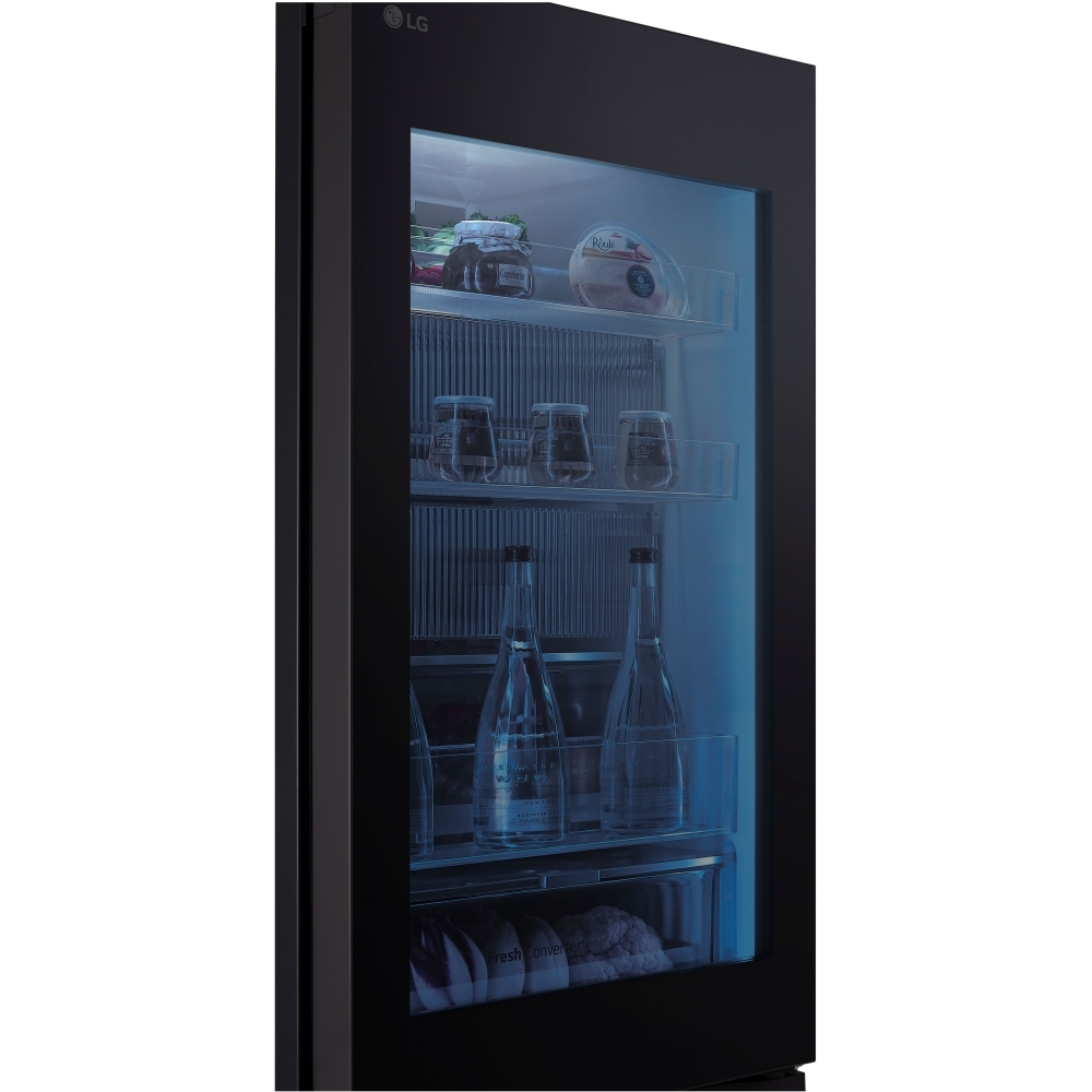 LG GBG5160CEV Total No Frost Fridge Freezer, 70/30, Black, C Rated