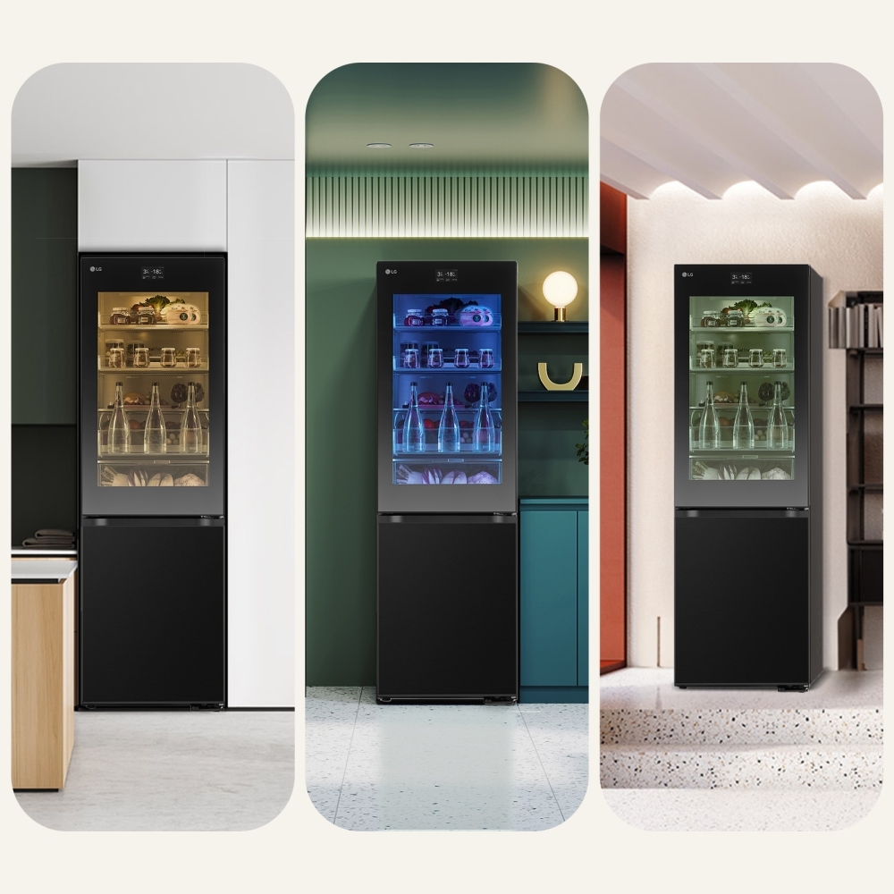 LG GBG7190CEV Total No Frost Fridge Freezer, 60/40, Black, C Rated