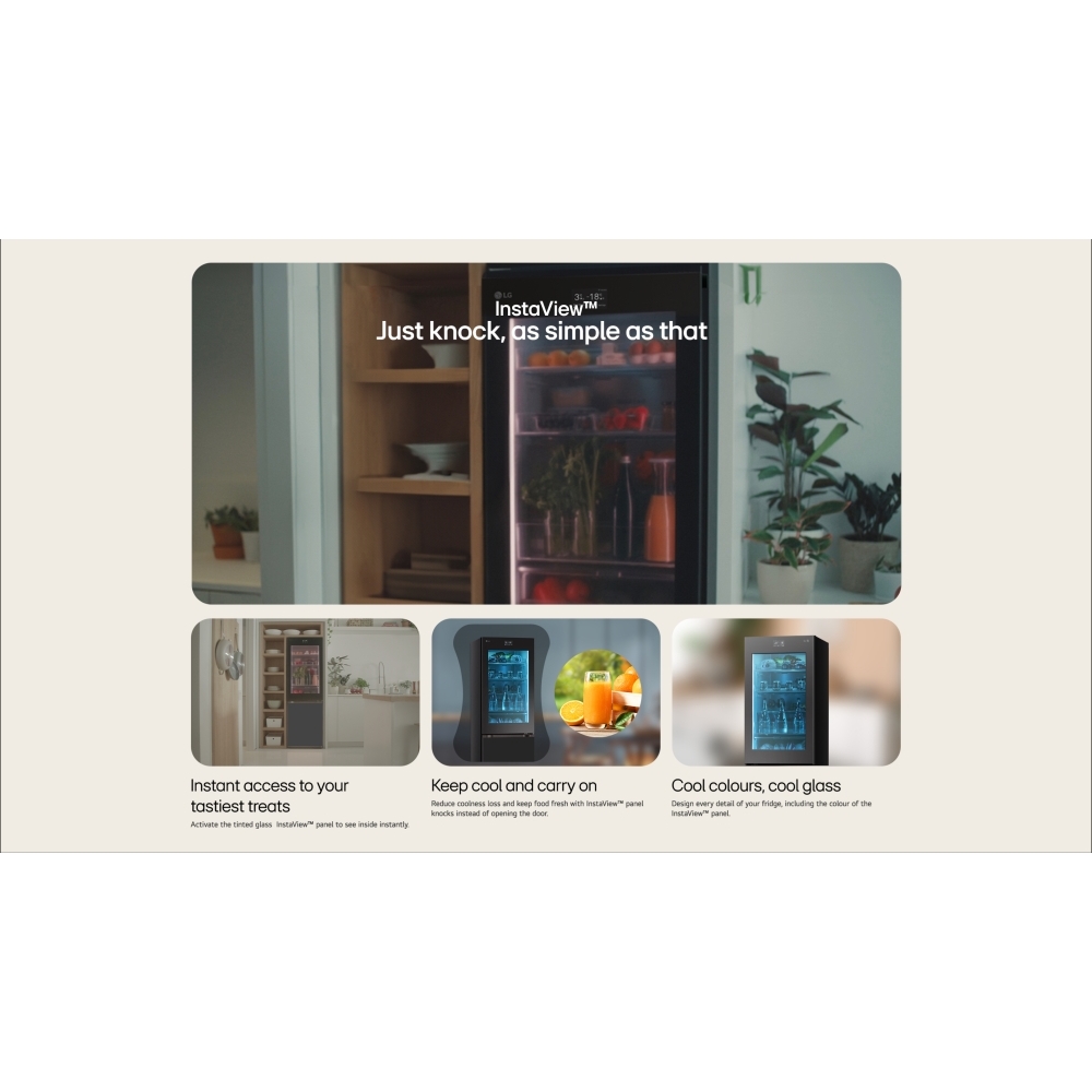 LG GBG7190CEV Total No Frost Fridge Freezer, 60/40, Black, C Rated