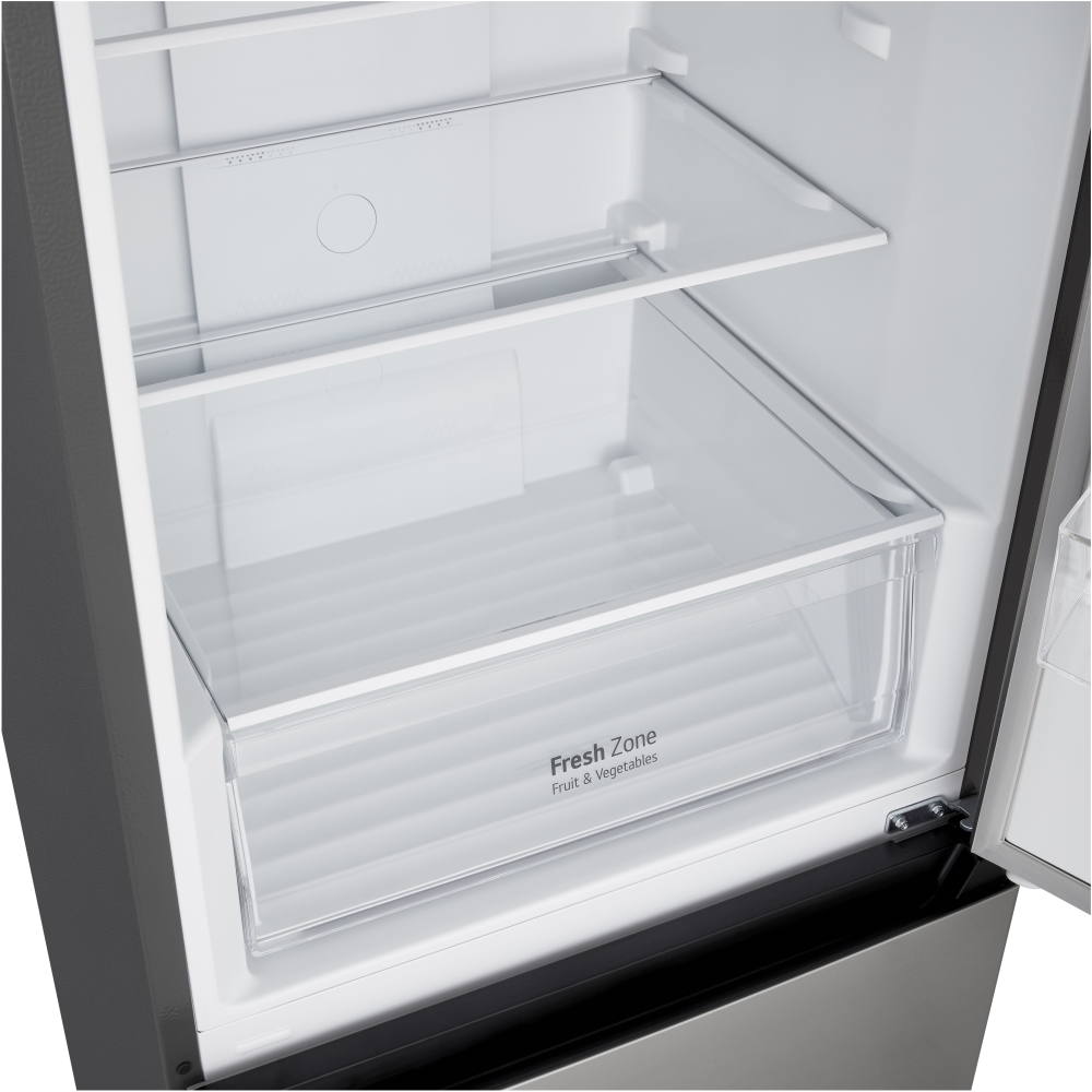 LG GBM21HSADH Total No Frost Fridge Freezer, 60/40, Silver, D Rated