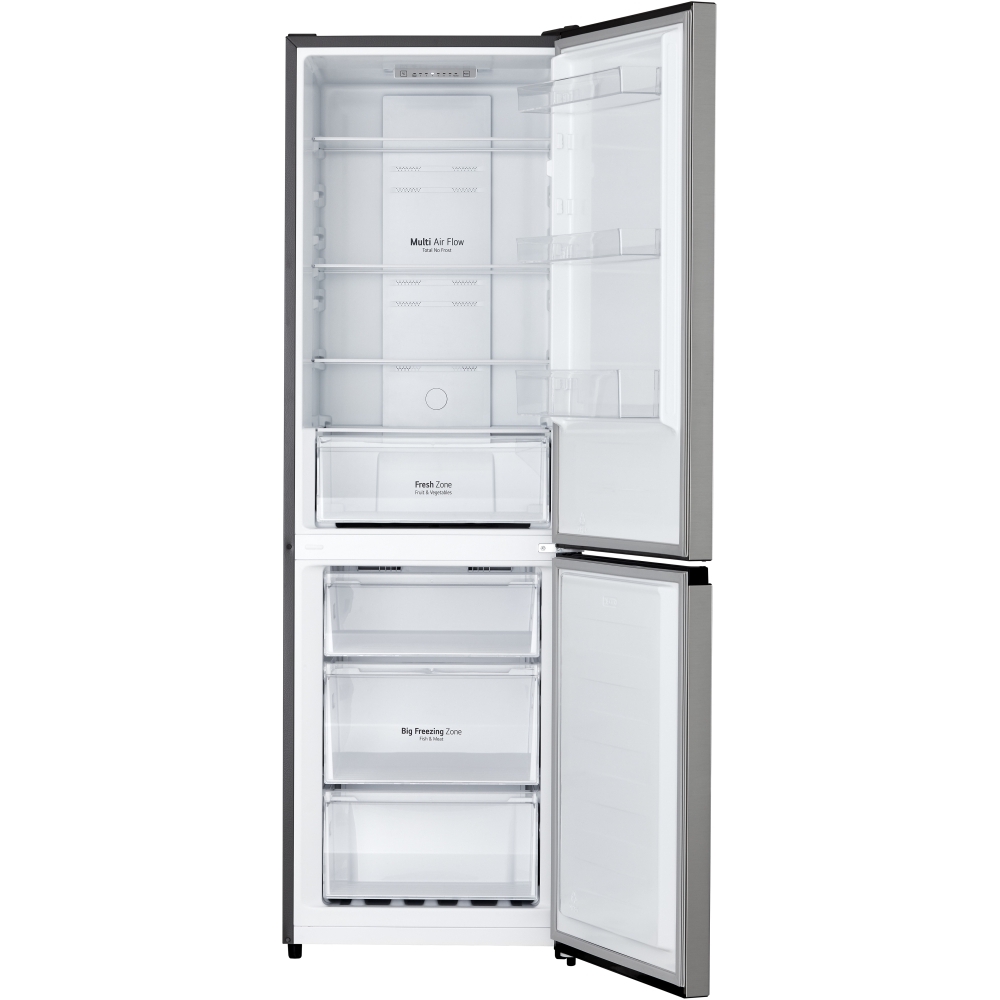 LG GBM21HSADH Total No Frost Fridge Freezer, 60/40, Silver, D Rated