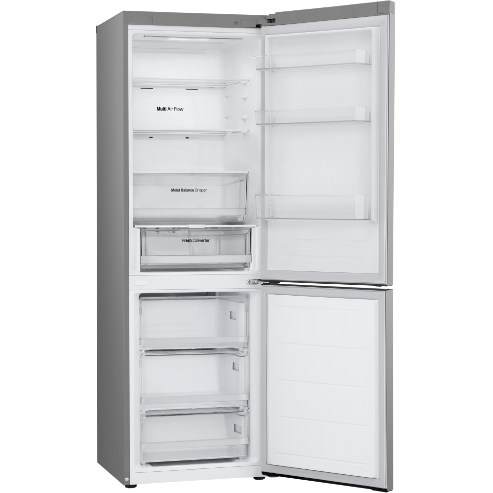 LG GBV3110EPY Total No Frost Fridge Freezer, 70/30, Silver, E Rated