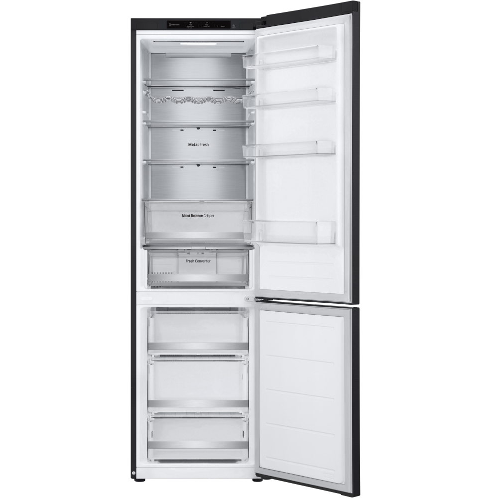 LG GBV5240CEP No Frost Fridge Freezer, 70/30, Black, C Rated