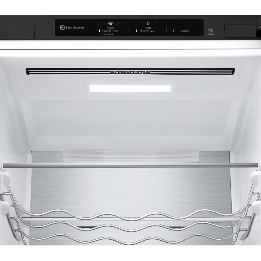 LG GBV5240CEP No Frost Fridge Freezer, 70/30, Black, C Rated