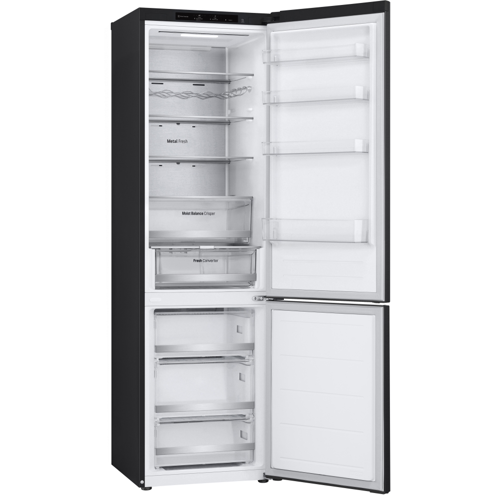 LG GBV5240CEP No Frost Fridge Freezer, 70/30, Black, C Rated