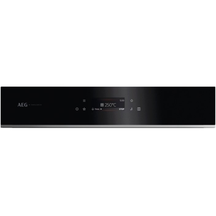 AEG GE7CP61FB Exclusiv Built-In Electric Double Oven, Black, A Rated