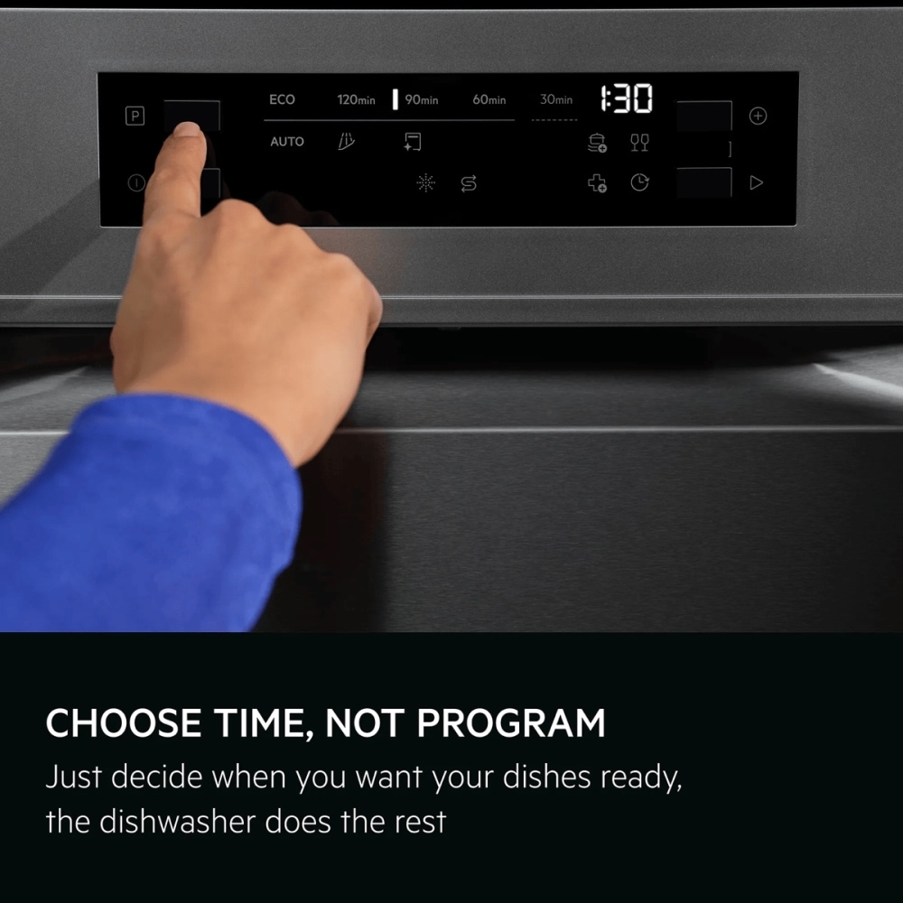 AEG GF6100C2SNW Dishwasher, 13 Place Settings, White, C Rated