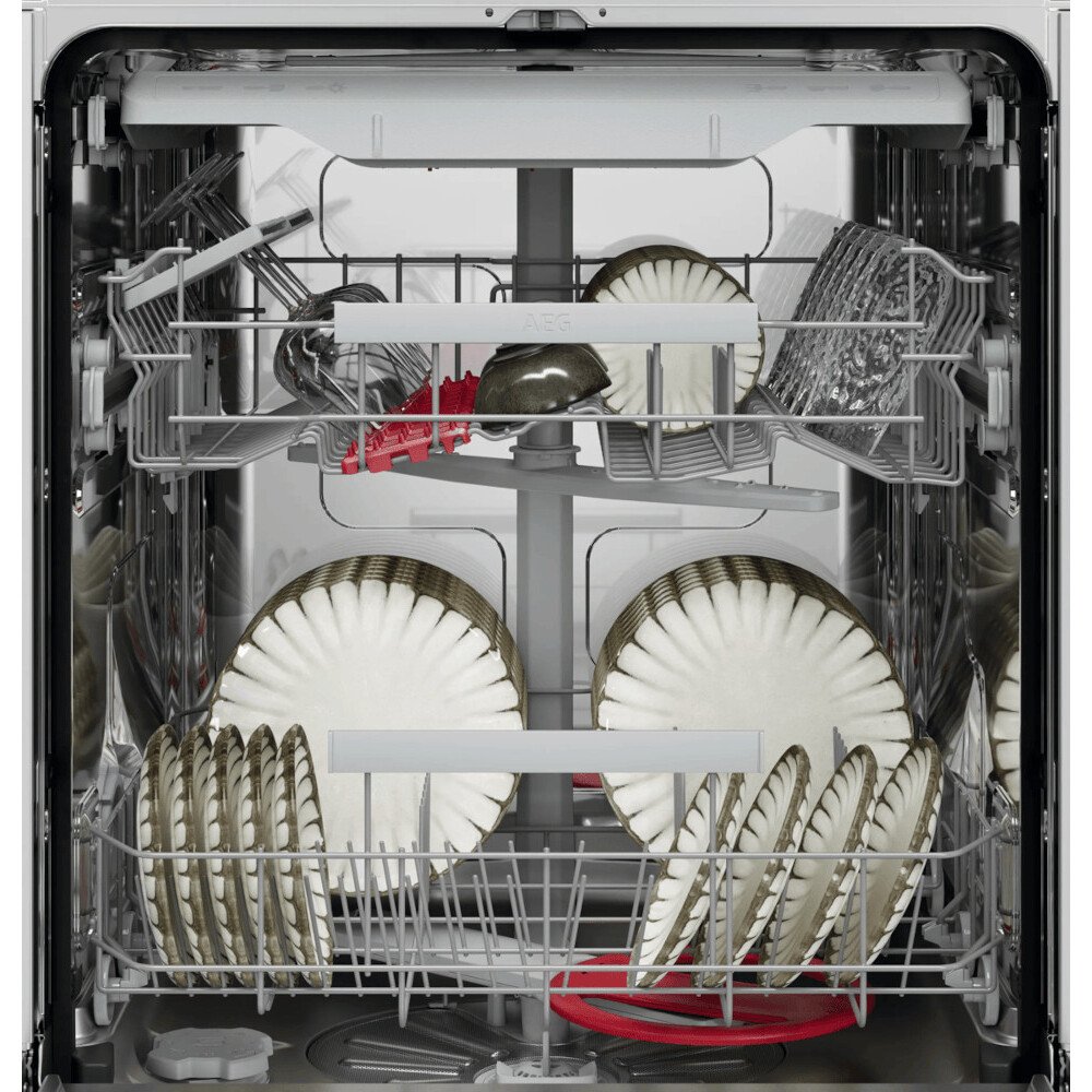 AEG GF6200C2SNM Dishwasher, 14 Place Settings, Stainless Steel, C Rated