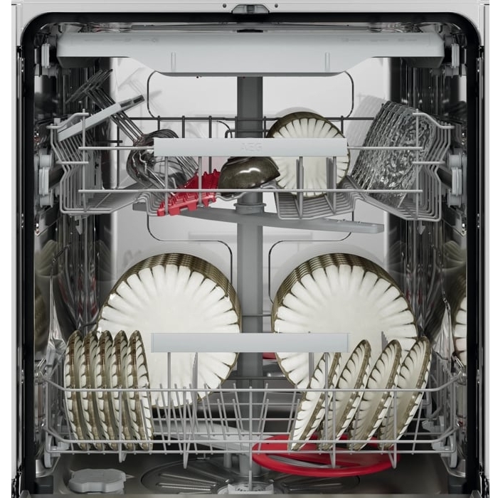 AEG GF6200C2SNM Dishwasher, 14 Place Settings, Stainless Steel, C Rated