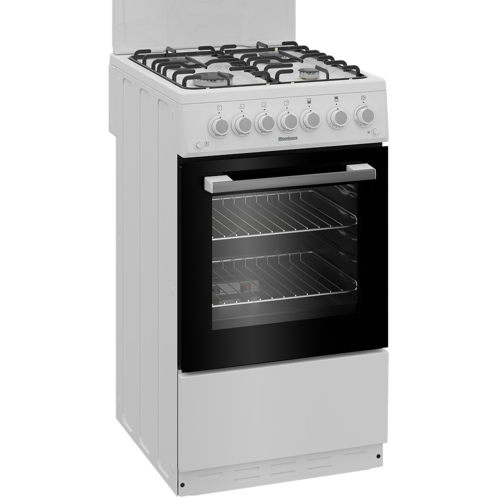 Buy Blomberg GGS9151W Gas Cooker High Level Grill White Marks