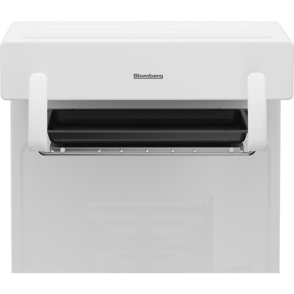 Blomberg GGS9151W Gas Cooker High Level Grill, White, A Rated