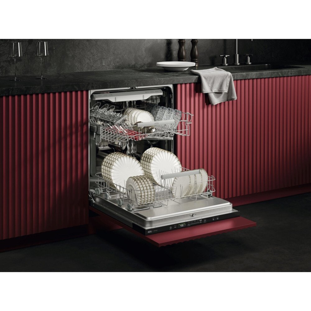AEG GI5200C2SU Fully Integrated Dishwasher, 14 Place Settings, C Rated