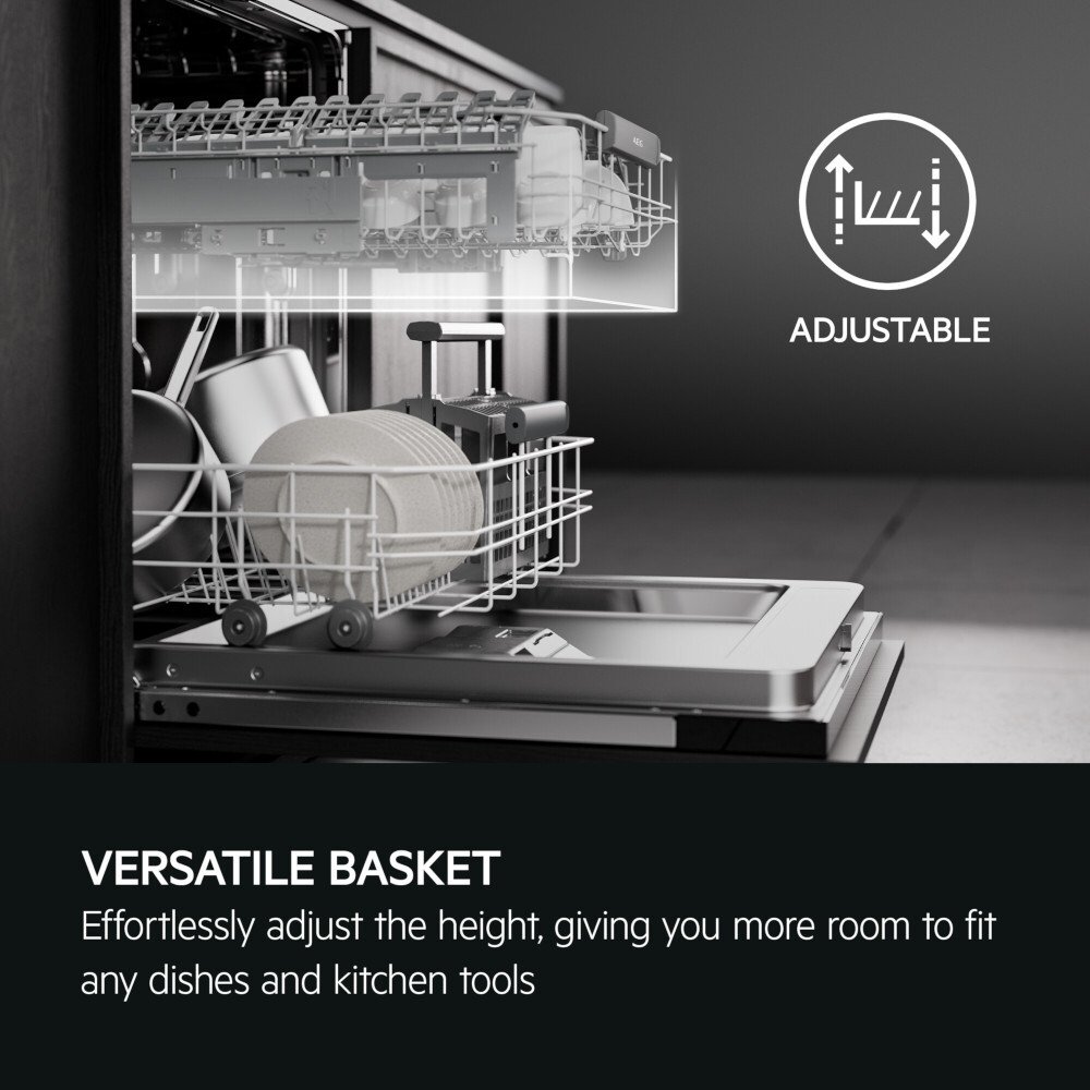 AEG GI5200C2SU Fully Integrated Dishwasher, 14 Place Settings, C Rated