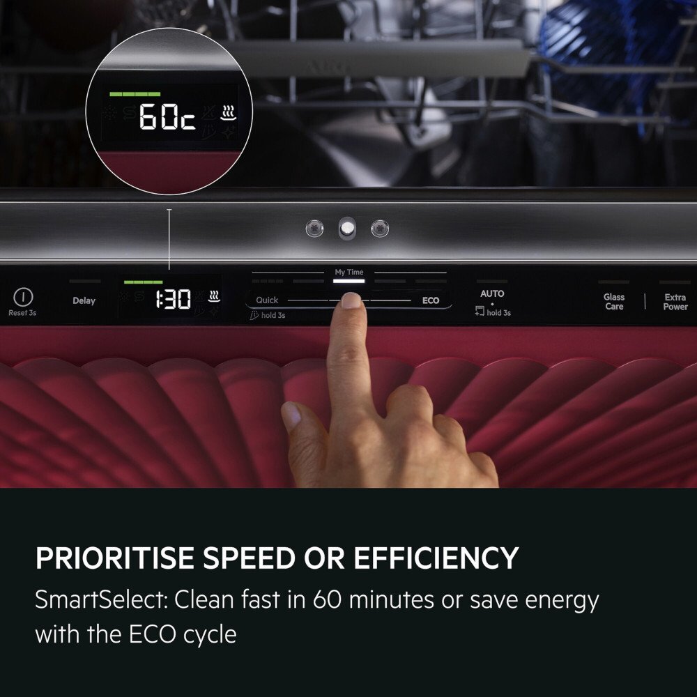 AEG GI6200B1SN Fully Integrated Dishwasher, 13 Place Settings, B Rated