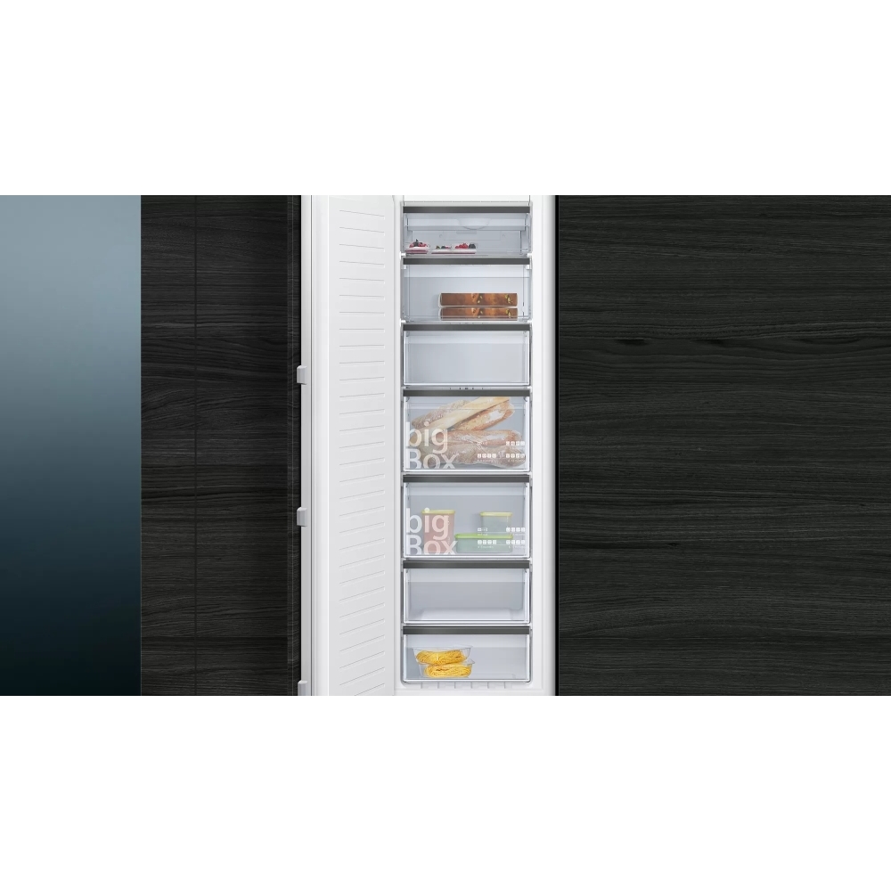 Siemens GI81NHCE0 iQ700 No Frost Built-In Freezer, Fixed Hinge, E Rated