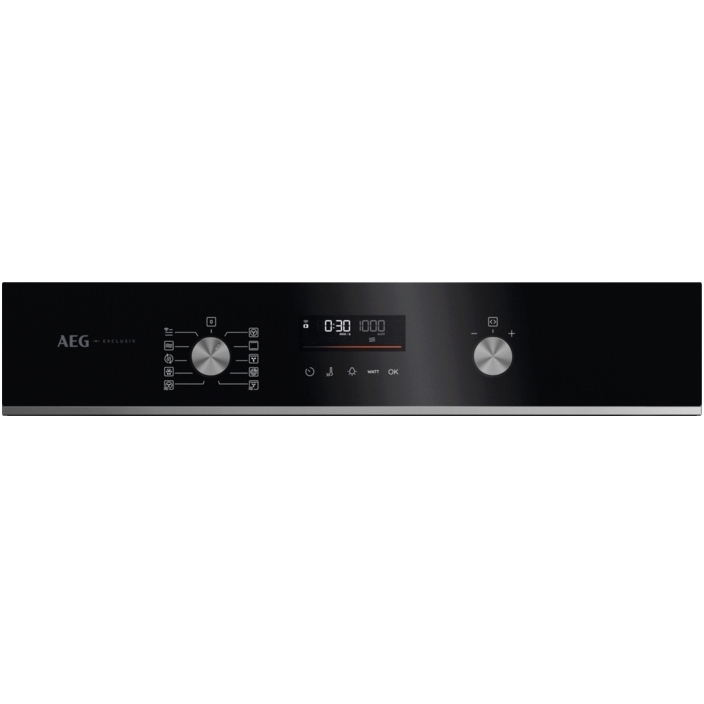 AEG GK6NK40FB Exclusiv Built-In Combination Microwave Oven, Black