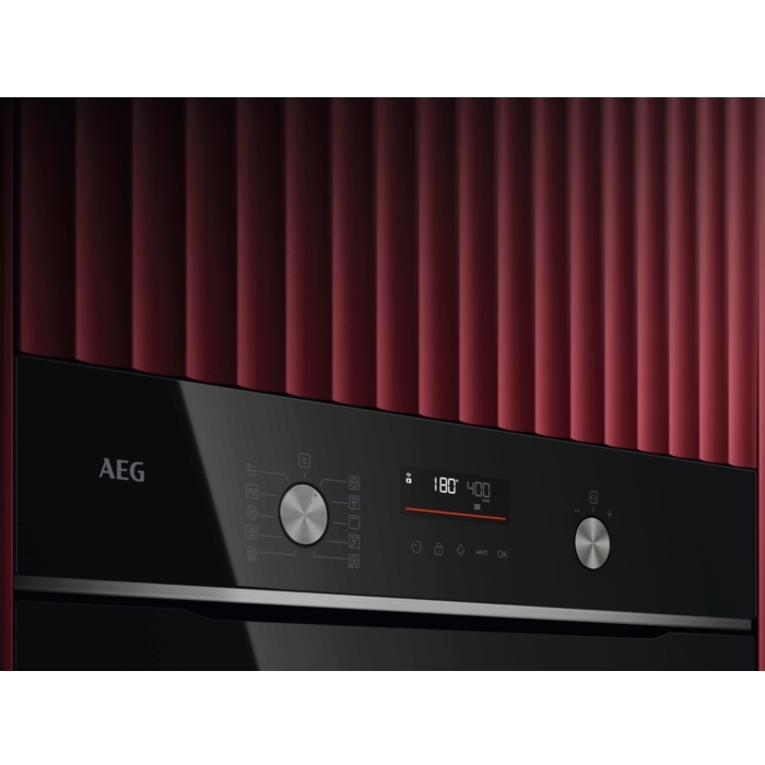 AEG GK6NK40FB Exclusiv Built-In Combination Microwave Oven, Black