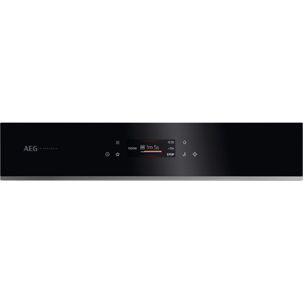 AEG GK7NK62FB Exclusiv Built-In Combination Microwave Oven, Black