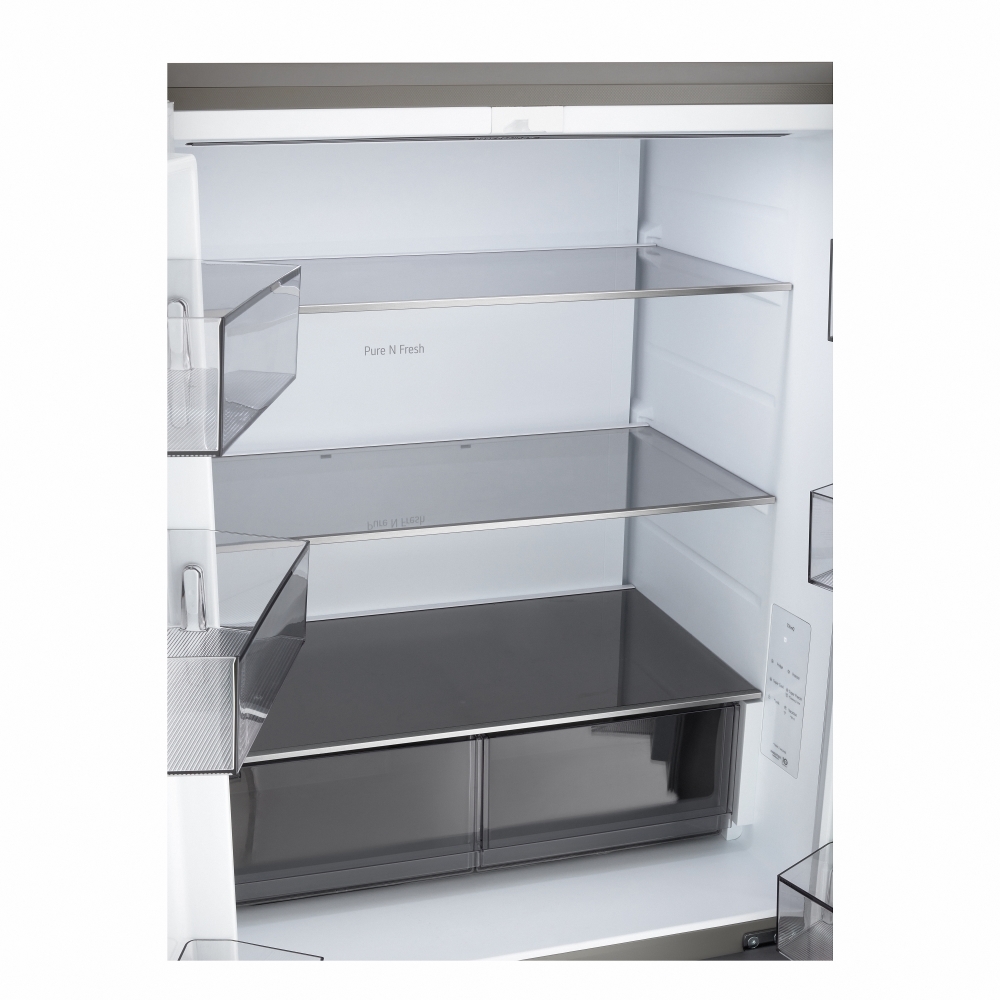 LG GMBS30SEPY American Fridge Freezer, Silver, E Rated,  Non-Plumbed