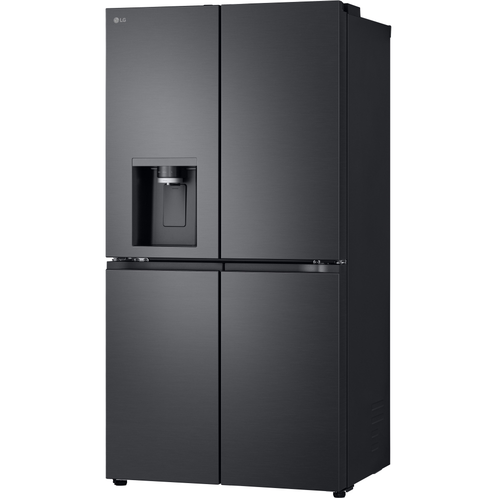 LG GMF960EV4E American Fridge Freezer,  Plumbed, Black, E Rated