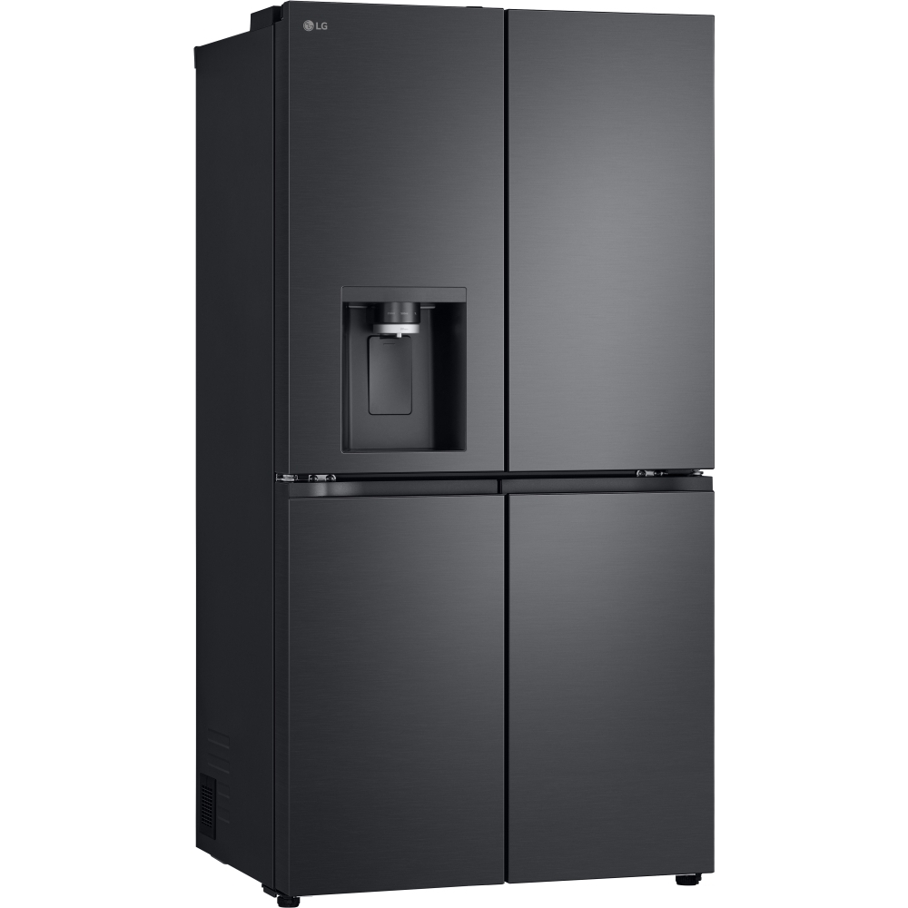 LG GMF960EV4E American Fridge Freezer,  Plumbed, Black, E Rated