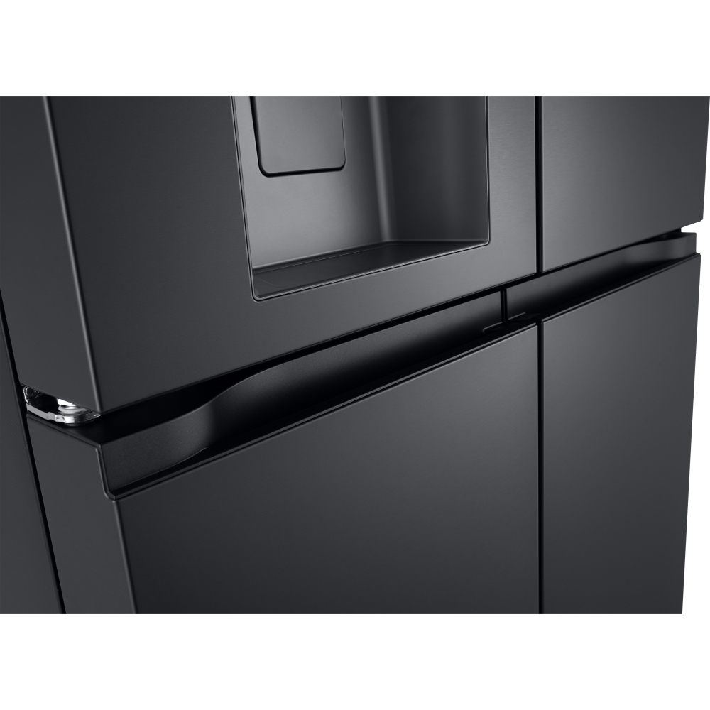 LG GMF960EV4E American Fridge Freezer,  Plumbed, Black, E Rated