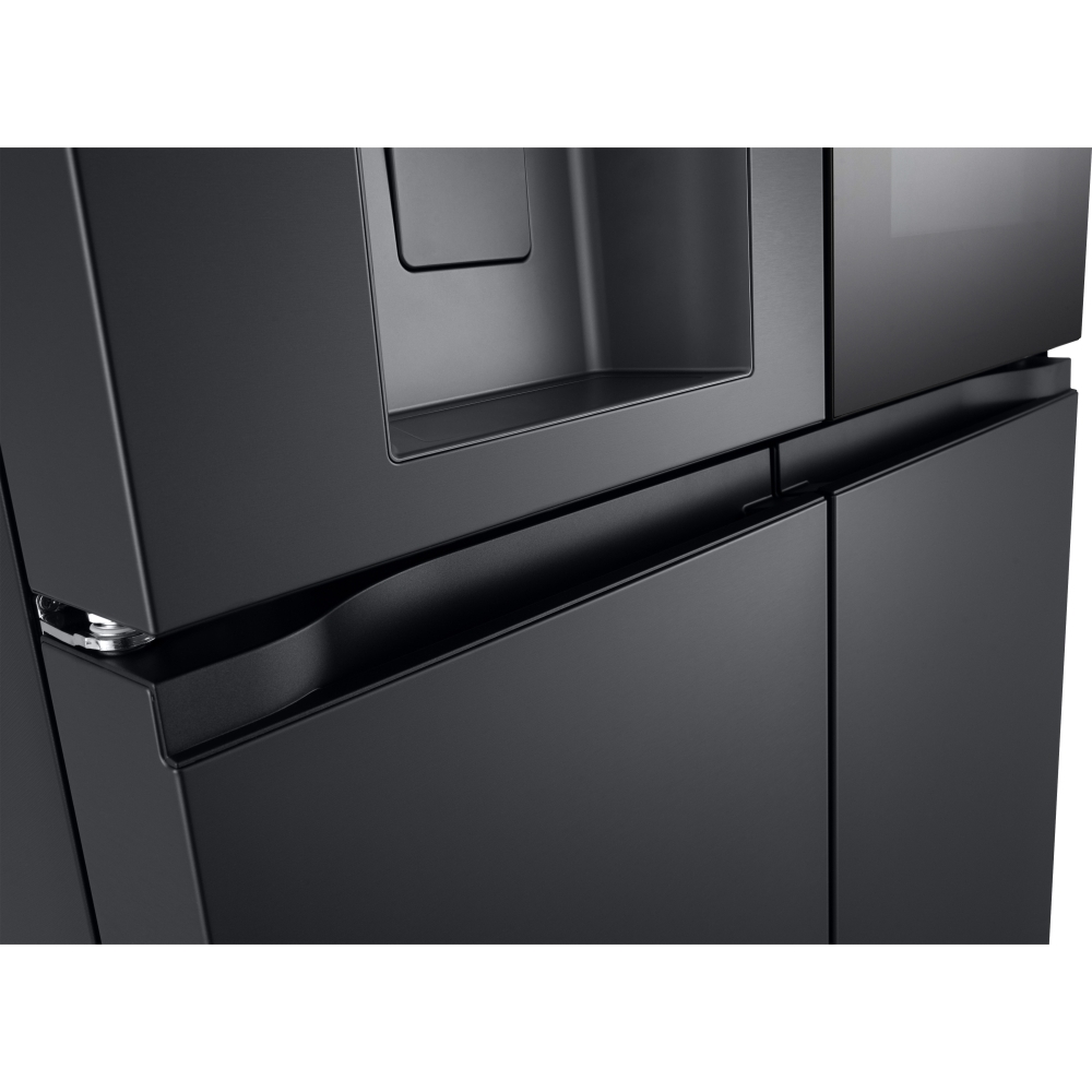 LG GMG96CRAFT American Fridge Freezer,  Plumbed, Black, E Rated