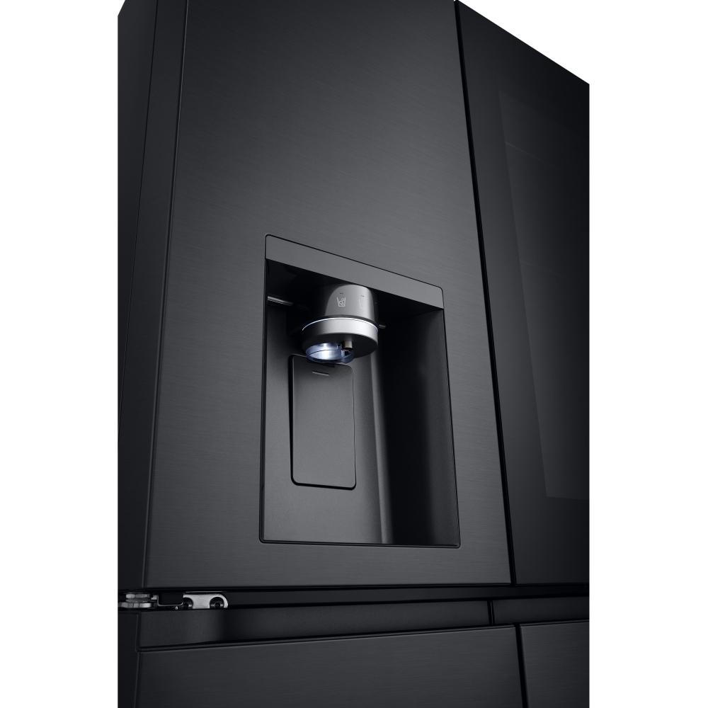 LG GMG96CRAFT American Fridge Freezer,  Plumbed, Black, E Rated