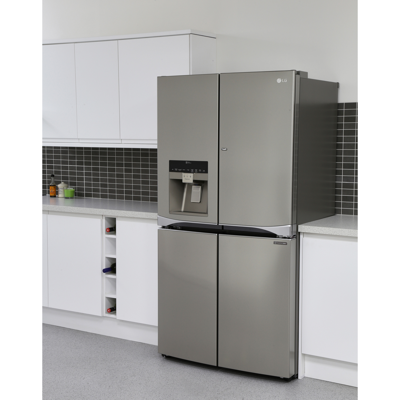 Buy LG GMJ916NSHV American Fridge Freezer Premium Steel Marks