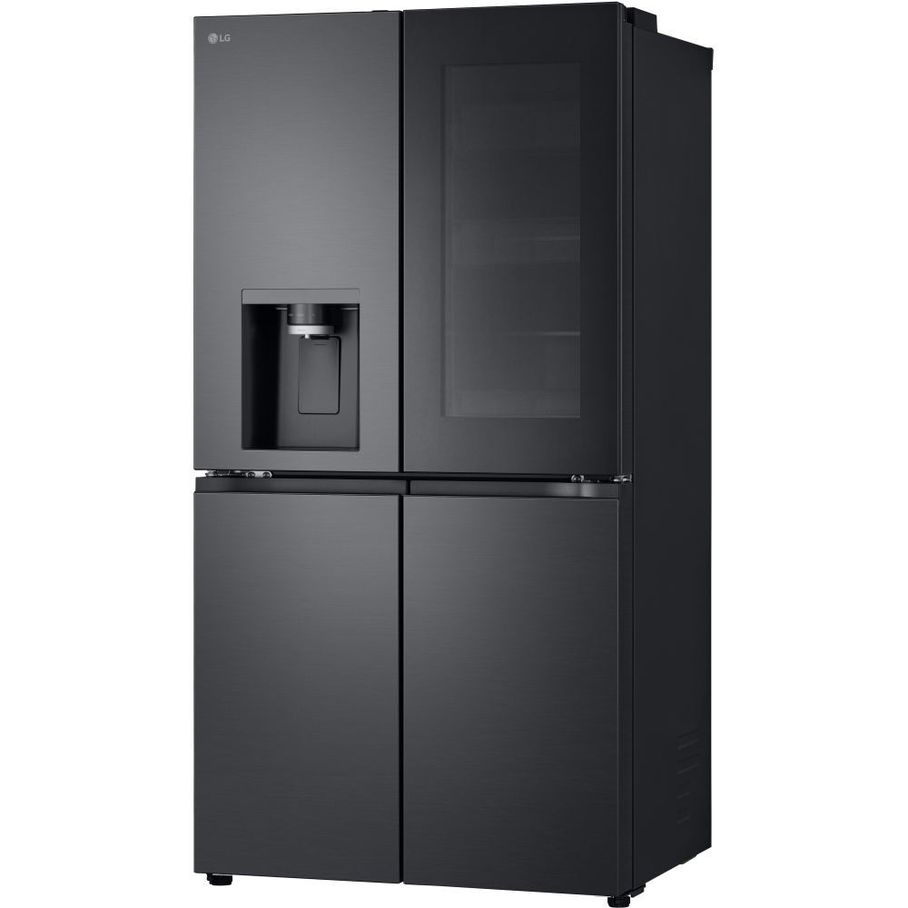 LG GMK960EV2E American Fridge Freezer,  Plumbed, Black, E Rated
