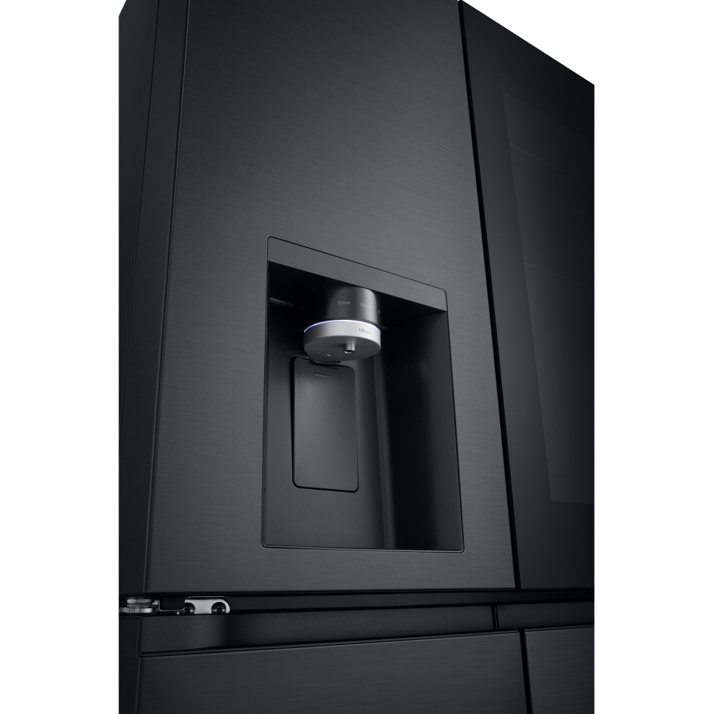 LG GMK960EV2E American Fridge Freezer,  Plumbed, Black, E Rated
