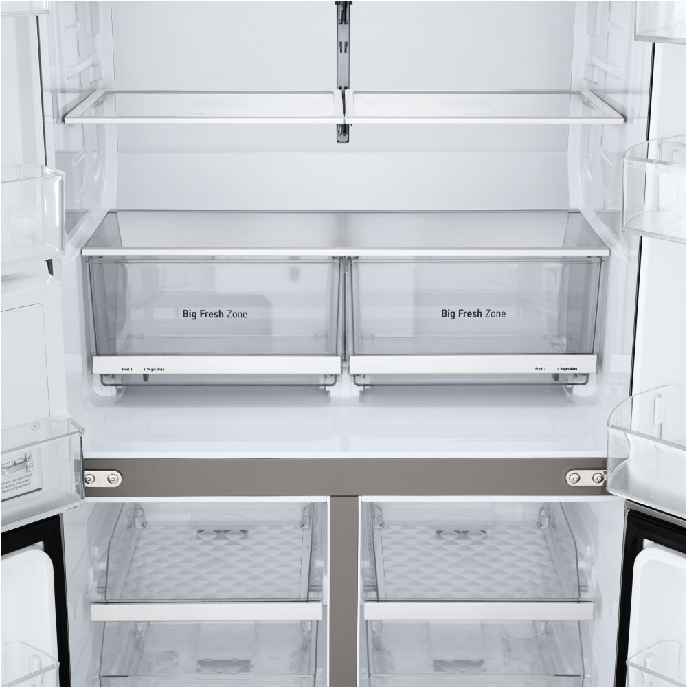 LG GML960PYFE American Fridge Freezer,  Plumbed, Silver, E Rated