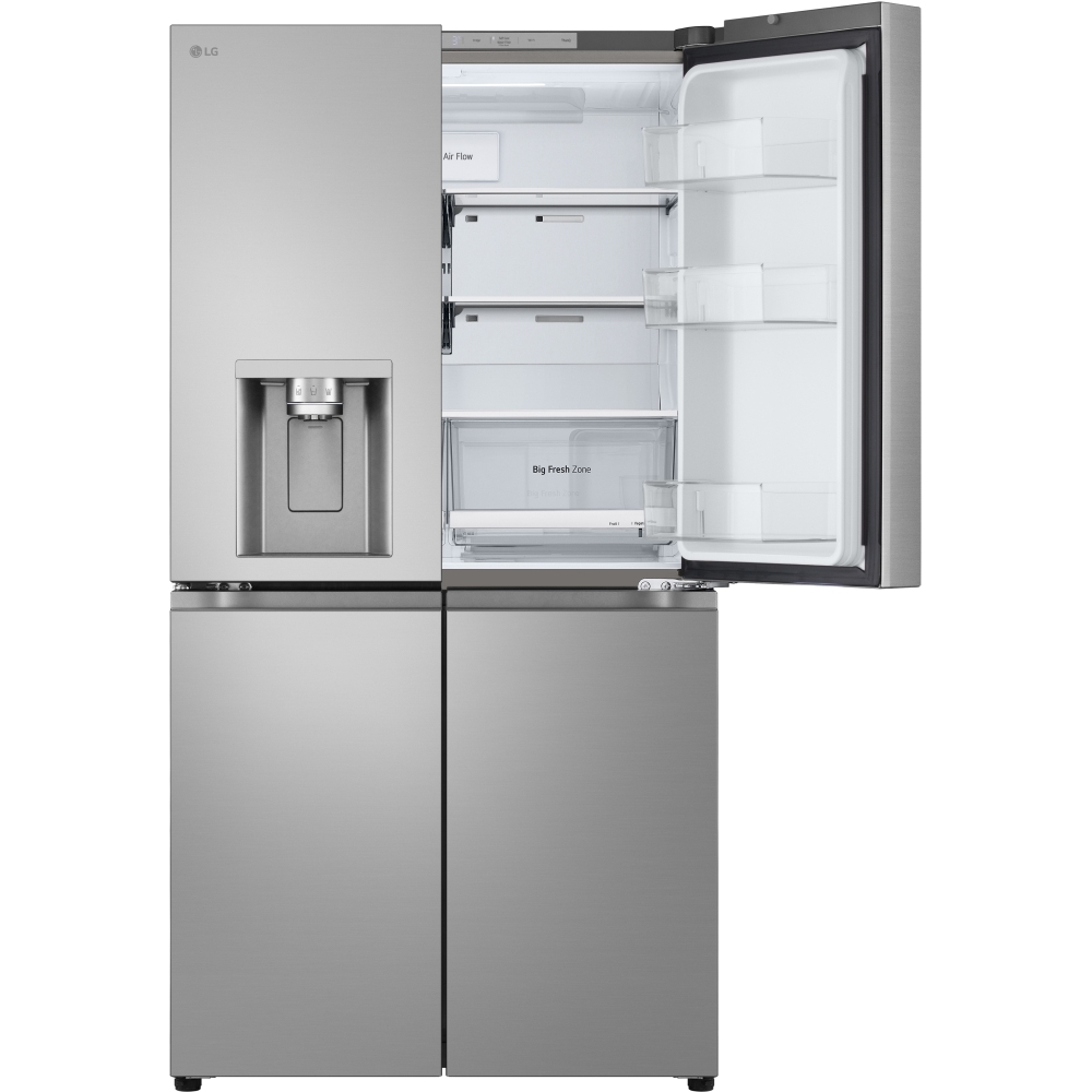 LG GML960PYFE American Fridge Freezer,  Plumbed, Silver, E Rated