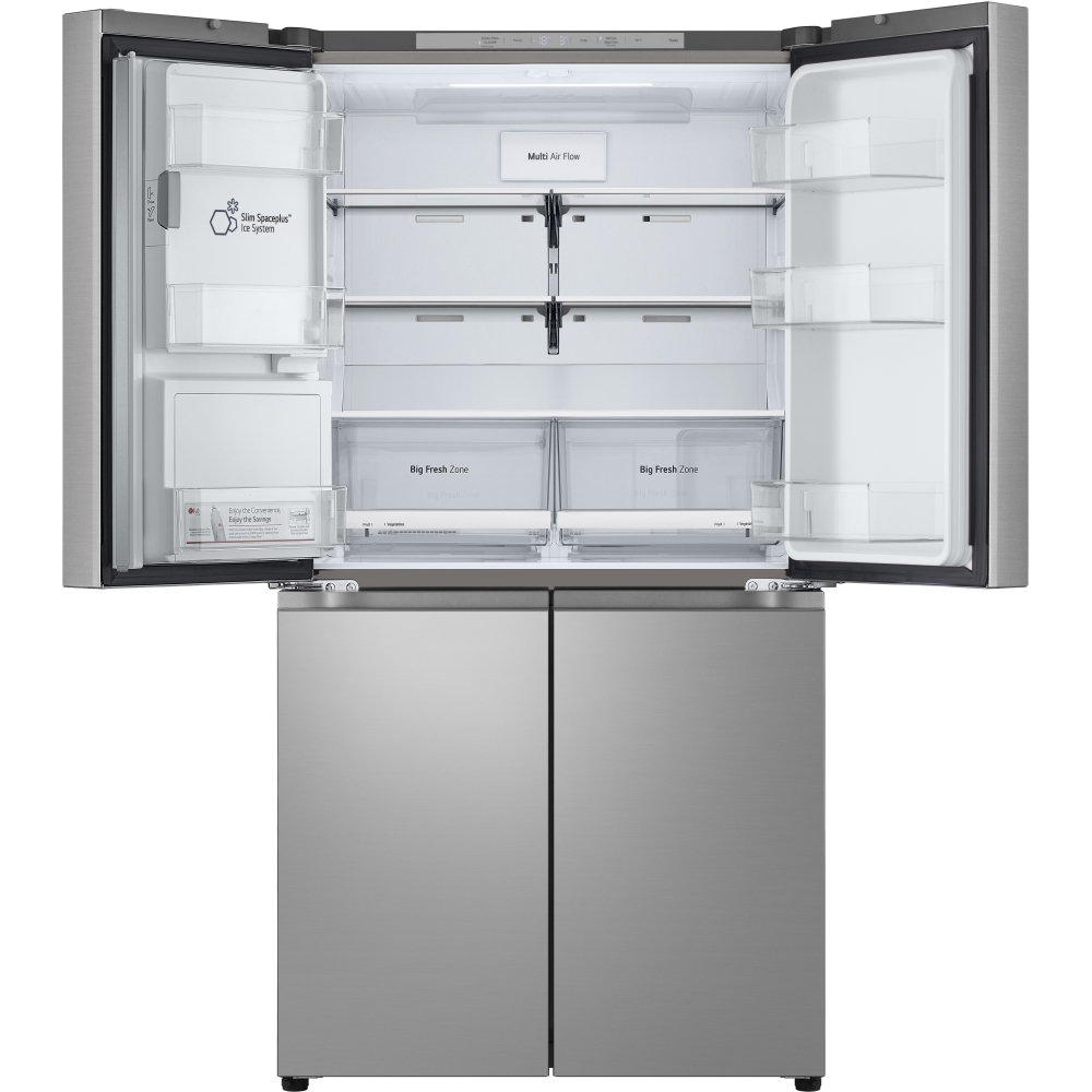 LG GML960PYFE American Fridge Freezer,  Plumbed, Silver, E Rated