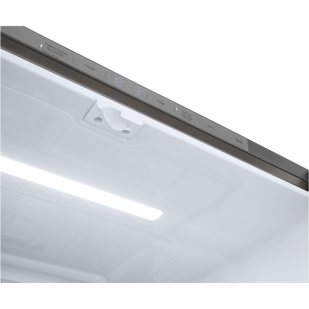 LG GML960PYFE American Fridge Freezer,  Plumbed, Silver, E Rated