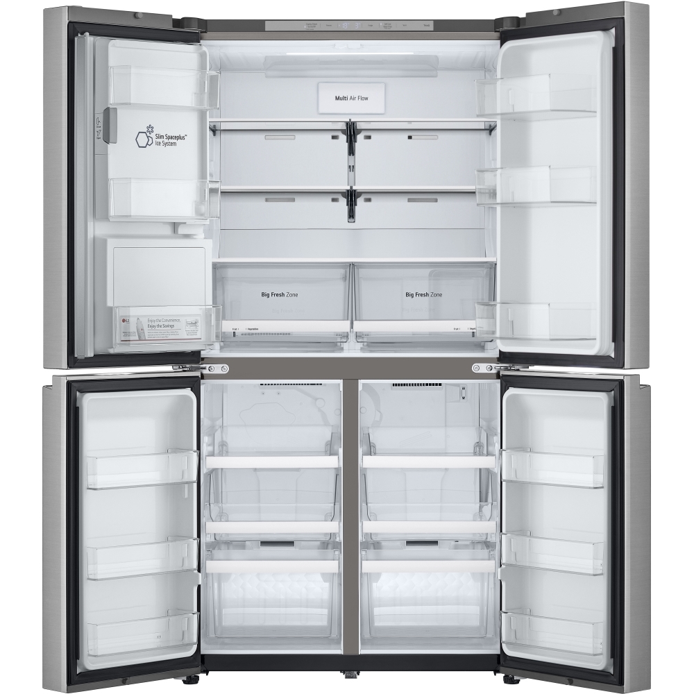 LG GML960PYFE American Fridge Freezer,  Plumbed, Silver, E Rated