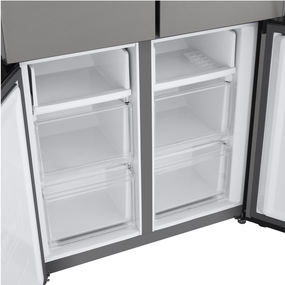 LG GMM41MSBEM American Fridge Freezer,  Non-Plumbed, Silver, E Rated