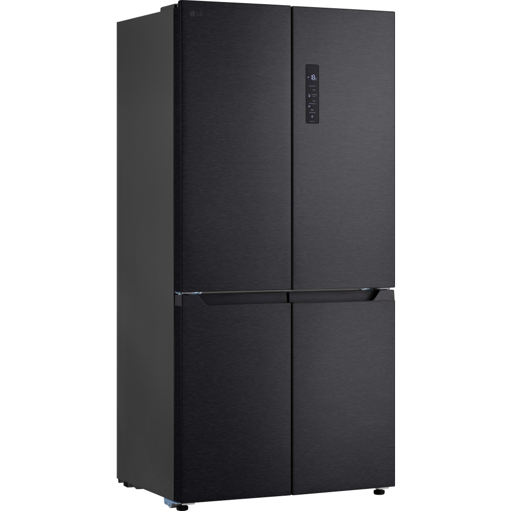 LG GMM42ABBEH American Fridge Freezer,  Non-Plumbed, Black, E Rated