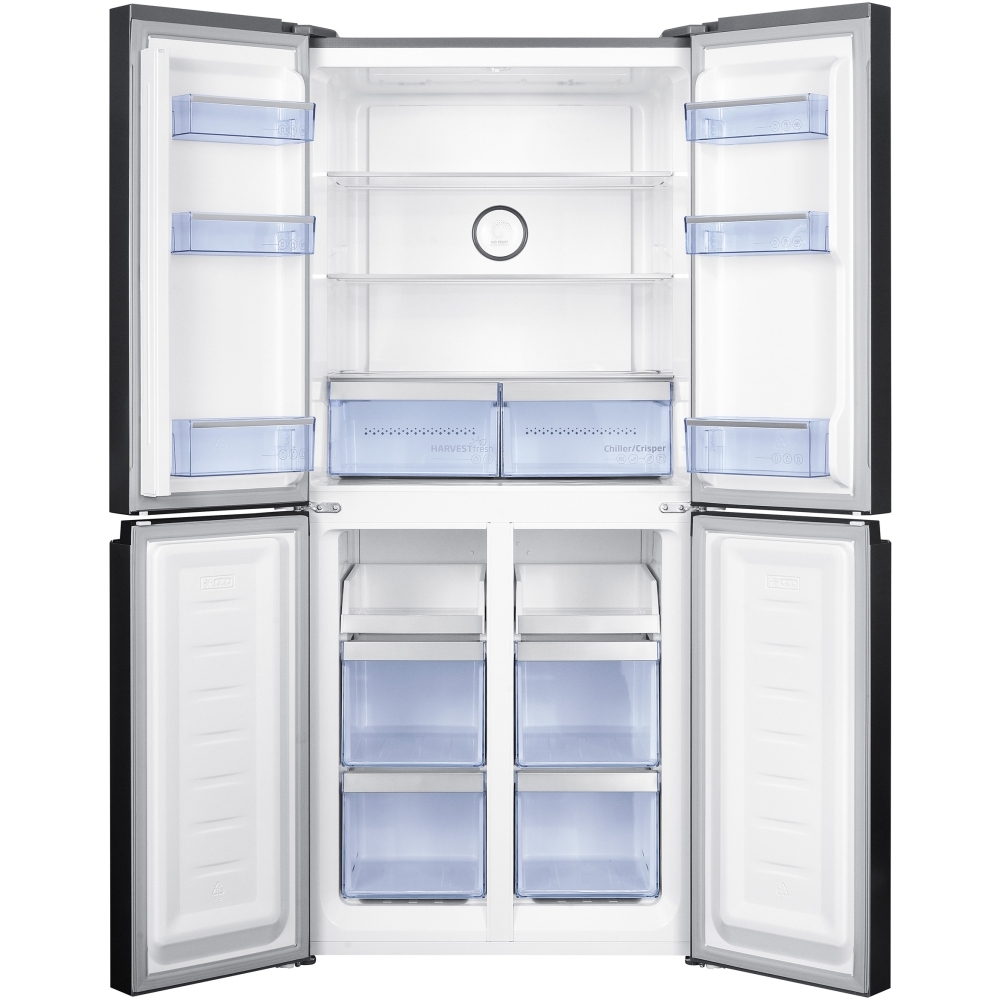 Beko GN15880VPX American Fridge Freezer, Stainless Steel, D Rated,  Non-Plumbed