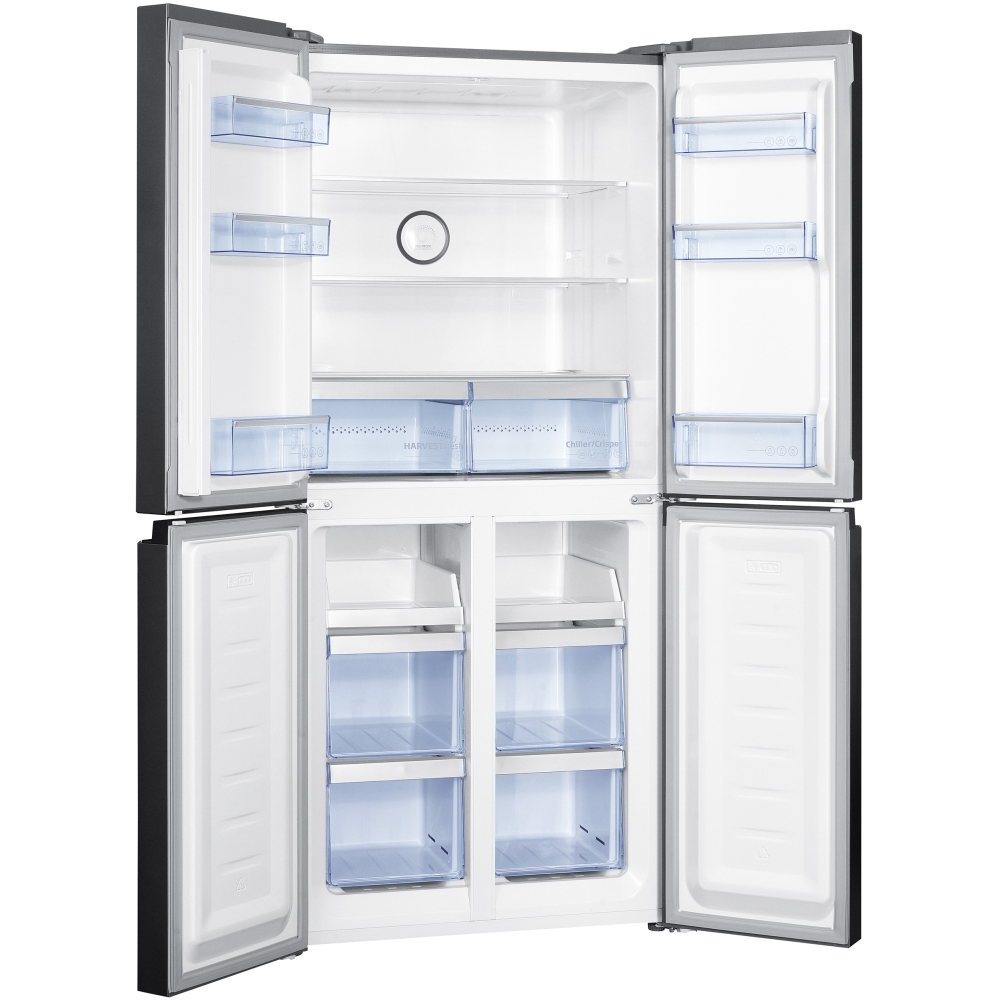 Beko GN15880VPX American Fridge Freezer, Stainless Steel, D Rated,  Non-Plumbed