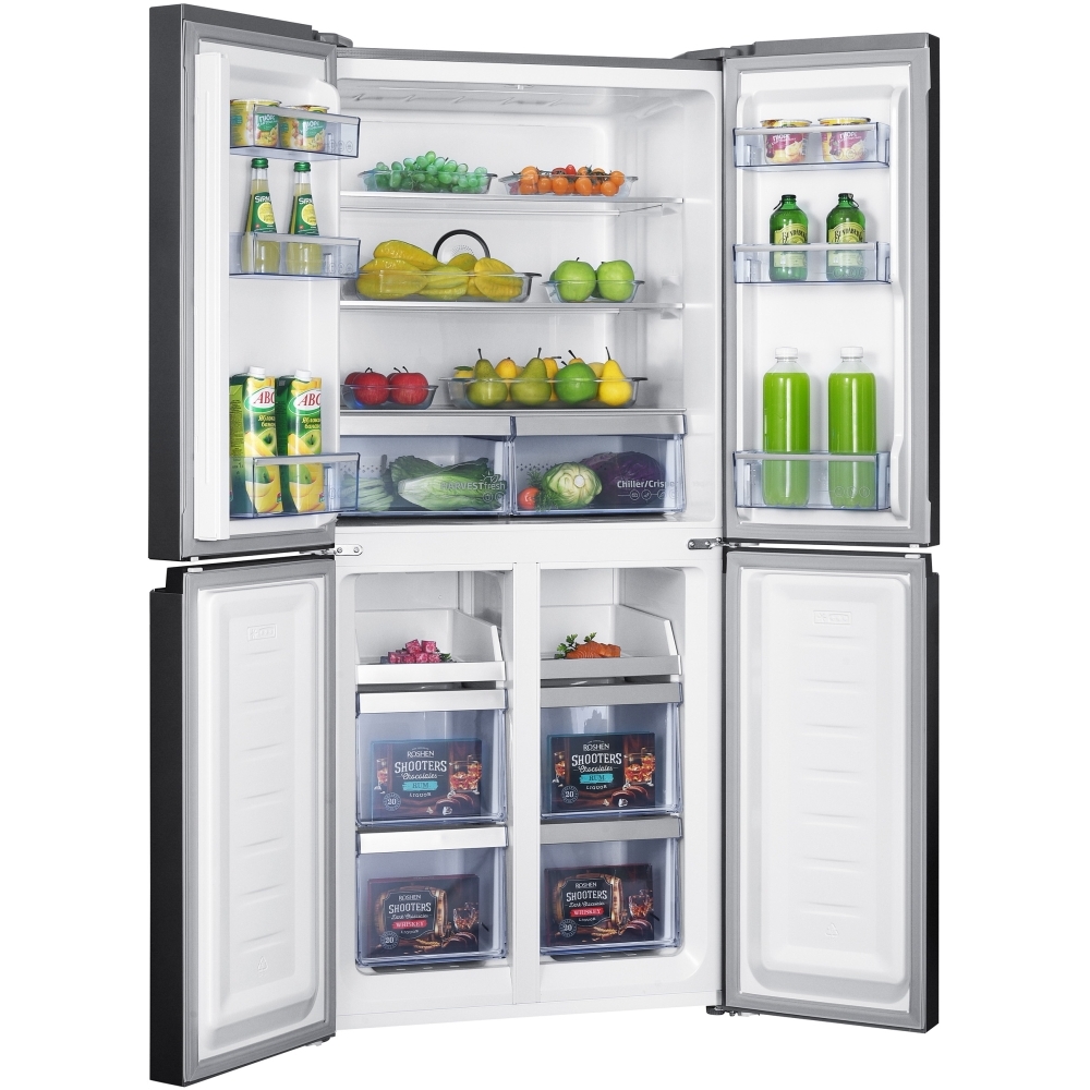 Beko GN15880VPX American Fridge Freezer, Stainless Steel, D Rated,  Non-Plumbed