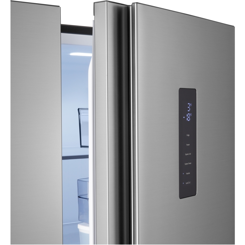 LG GSFC31PYPE American Fridge Freezer, Silver, E Rated,  Non-Plumbed