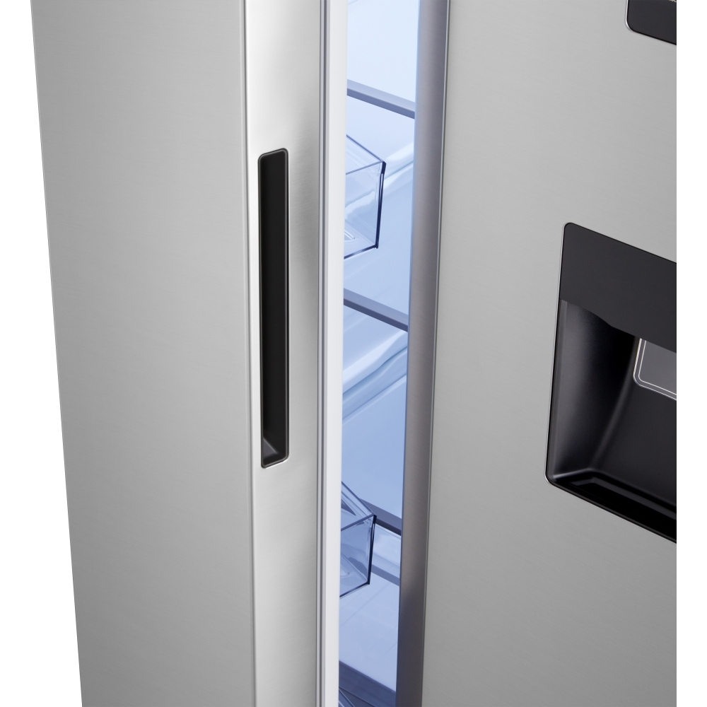 LG GSFC31PYPE American Fridge Freezer, Silver, E Rated,  Non-Plumbed