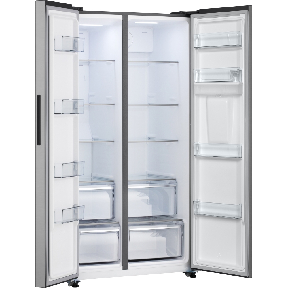 LG GSFC31PYPE American Fridge Freezer, Silver, E Rated,  Non-Plumbed