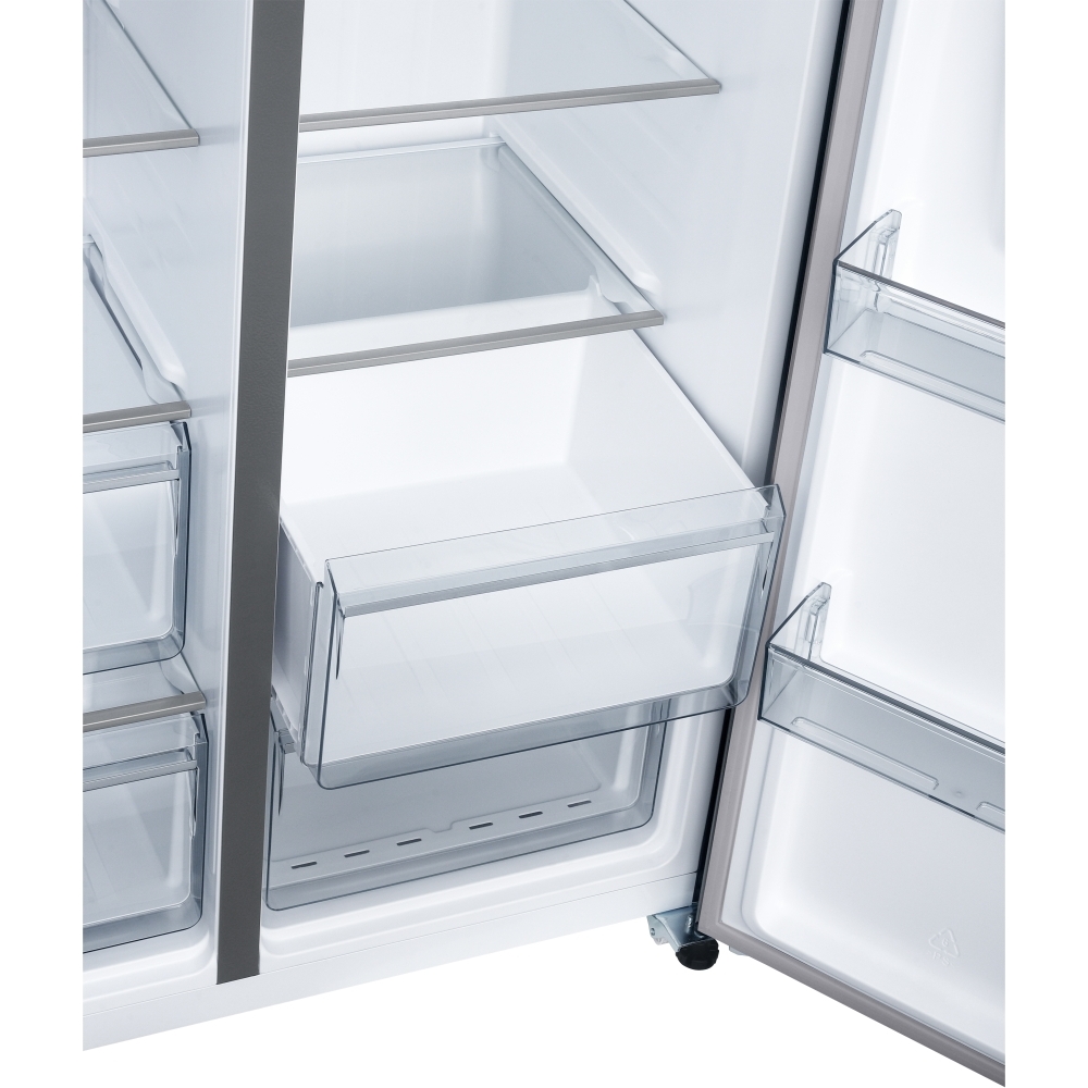 LG GSFC31PYPE American Fridge Freezer, Silver, E Rated,  Non-Plumbed